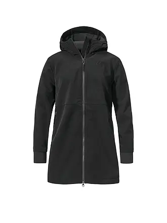 SCHÖFFEL | Damen Softshell Jacke Style Suavio Hoodie | schwarz